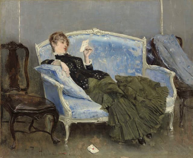 La Lettre by Paul-César Helleu